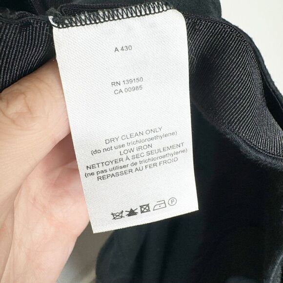 The Row Black Viscose Blend Legging with Piping Down the Leg Women’s Size 0 - Picture 10 of 10